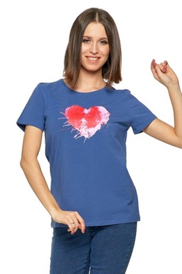 Koszulka MORAJ T-shirt damski SERCE - S