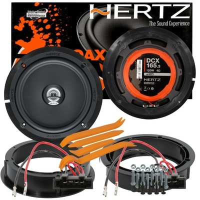 HERTZ DCX165 ALTAVOCES AUDI A2 PARTE TRASERA DISTANCIAS  