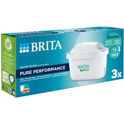 Filtr Brita Maxtra Pro Pure Performance do dzbanek filtrujący Brita 3x