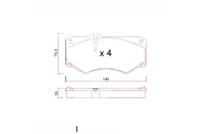 Тормозные колодки тормозные zimmermann 14201420 44201420 3420 фото №1