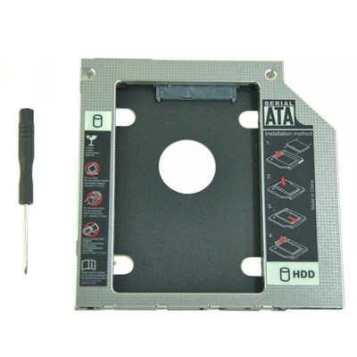 Kieszeń Qoltec na drugi dysk 2.5 Hdd 9.5 mm