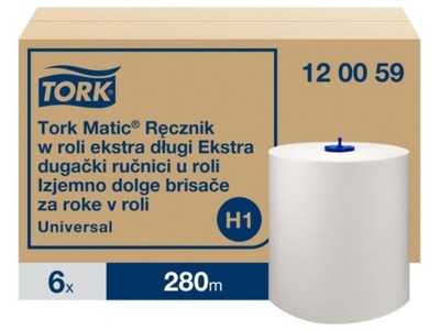 Ręcznik w roli Tork Matic 120059 H1 6 rolek x 280m