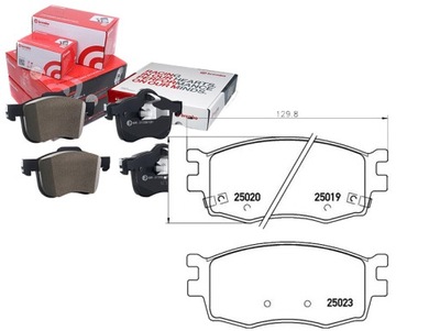 SET PADS BRAKE BREMBO ADB31519 CBP315 - milautoparts-fr.ukrlive.com