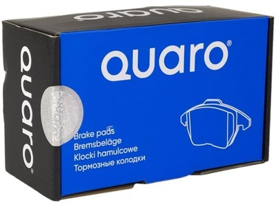 QUARO КОЛОДКИ ТОРМОЗНЫЕ QP0404