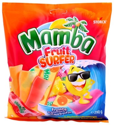 Gumy Rozpuszczalne Owocowe Mamba Fruit Surfer 290g DE