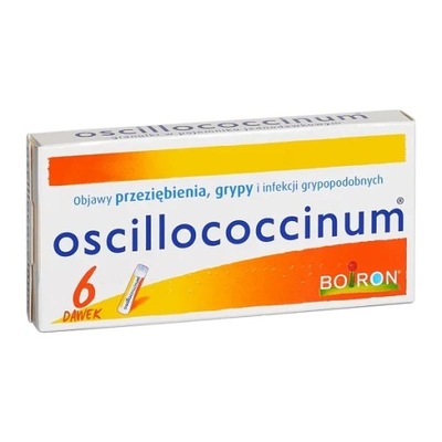 Oscillococcinum 6 dawek przeziębienie homeopatia