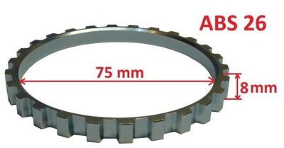 Кільце abs 26 renault śr.zew.84.6mm фото №1