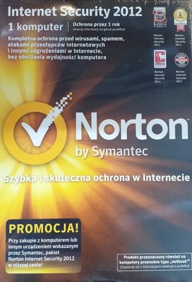 NORTON INTERNET SECURITY 2012 PC 1 użytkownik