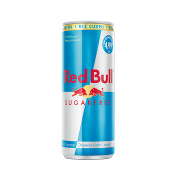 RED BULL PUSZKA 250ML SUGAR FREE PMC