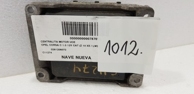 Opel corsa c 1.0 12v бортовой компьютер двигателя #1012 фото №1