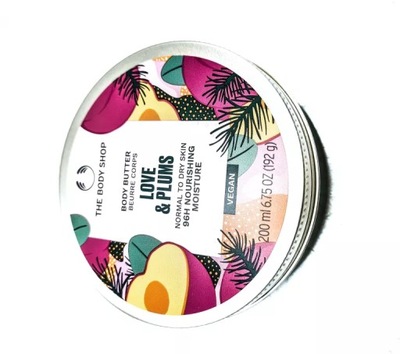 MASŁO DO CIAŁA THE BODY SHOP 200 ML LOVE & PLUMS ŚLIWKA VEGAN