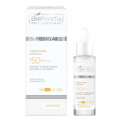 BIELENDA SUPREMELAB SUN PROTECT LEKKA EMULSJA OCHRONNA SPF50 50 ML