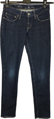LEVI'S Jeansowe SPODNIE RURKI Bold Curve Skinny 28
