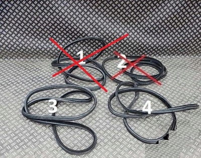 Bmw x5 e70 прокладка навколо двері фото №1