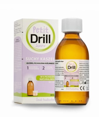 PETIT DRILL JUNIOR SYROP 200ML suchy kaszel