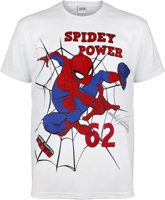 Koszulka Chłopcy Marvel Comics Spiderman Spidey Power rozmiar 7-8 lat