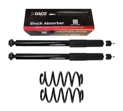 Амортизаторы daco + пружины задняя mb w211 s211 фото №1