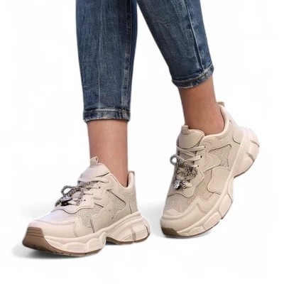 BEŻOWE SNEAKERSY DAMSKIE LOTTOTES 40
