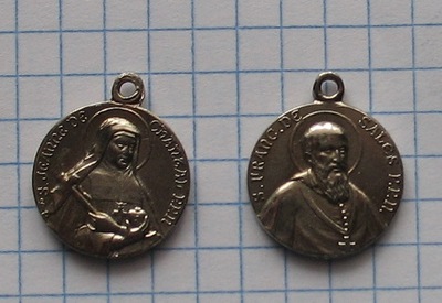 medalik św. Joanna św. Franciszek