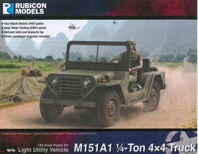 Rubicon Models 280124 US M151A1 1/4-Ton 4x4 Truck