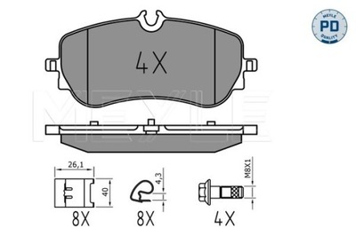 MEYLE GERMANY TRINKELĖS HAM. VW T. AMAROK/CRAFTER 2,0-3,0 TDI 16- 