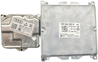 Porsche panamera 971 модули преобразователи лампа full led перед комплект фото №1