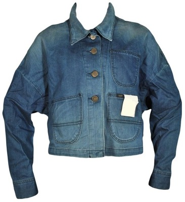 LEE katana damska JEANS blue LOCO JACKET _ S