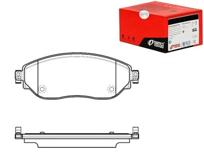 КОМПЛЕКТ - КОМПЛЕКТ КОЛОДОК ТОРМОЗНЫХ [REMSA]