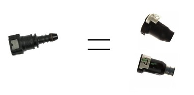 З'єднувач фільтра пального ford kuga smax s-max 2.0tdci фото №1