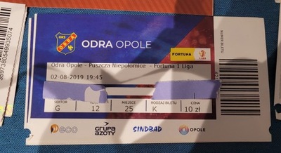 bilet Odra Opole - Puszcza Niepołomice