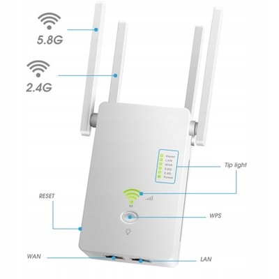 Wzmacniacz sygnału Wi-Fi 3Com 982dfdc1-7a44