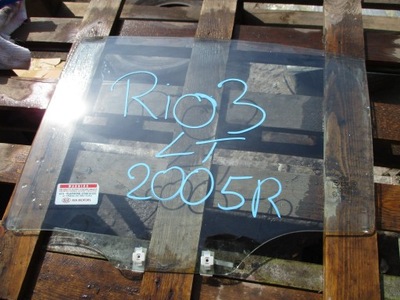 Kia rio ii hb стекло дверь левый задняя 2005- фото №1