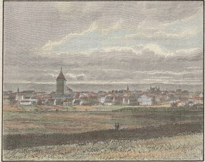 Koszalin. Panorama -około 1880