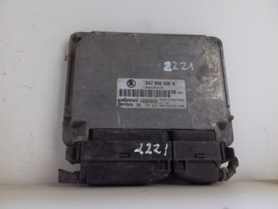 Бортовой компьютер блок управления двигателя skoda felicia i 1.3b 047906030n фото №1