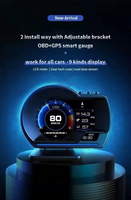 HUD КОМПЮТЕР БОРТОВОЙ AP-6 OBD2 GPS фото