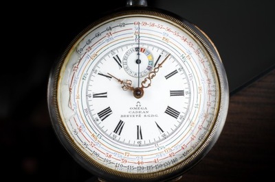 OMEGA CADRAN BREVET S.G.D.G. CHRONO KIESZONKOWY