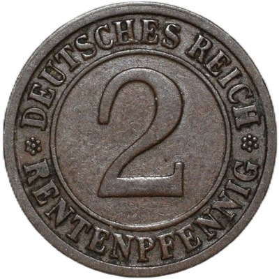 2 Rentenpfennig 1923 D