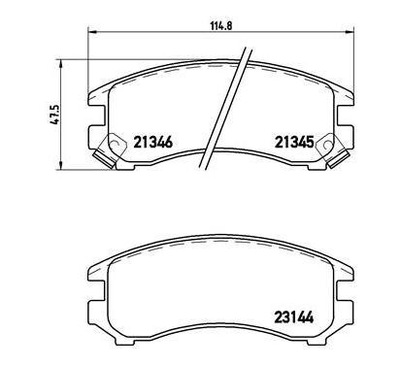 Brembo тормозные колодки тормозные holden astra хэтчбек фото №1
