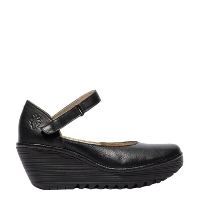 Czółenka Fly London YAWO 345 Black Mousse P501345000 Roz.42