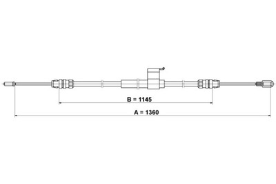 ATE LYNAS STABDŽIŲ RANKINIO GAL. L FORD TRANSIT V363 2.0D 2.2D 08.13- 