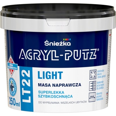 Masa naprawcza LIGHT LT22 ACRYL-PUTZ LIGHT 250ml