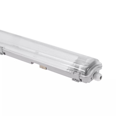 LIMEA LED TUBE SLIM HERMETYK G13 2x120 250V IP65 1310x90x63 mm SZARY