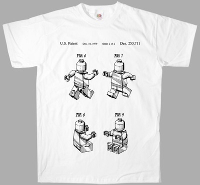 Koszulka - LEGO U.S. PATENT '79 S-XXL