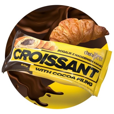 Rogalik ChocoYeee Croissant z nadzieniem Kakao 60g