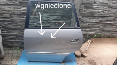 Дверь левый задняя kia carens 03r kombi фото №1