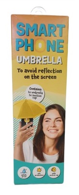 Parasol na smartfon ochrona żółty