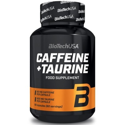 BioTech Caffeine + Taurine kofeina tauryna 60 kaps