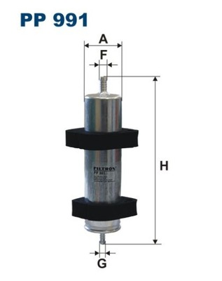 FILTRO COMBUSTIBLES FILTRON PP 991  