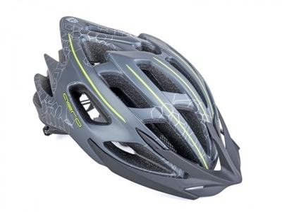 Kask rowerowy Author Aero X8 szaro-żółty mat 58-62