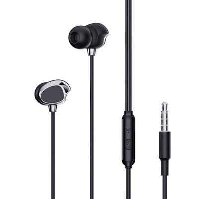 XO Słuchawki przewodowe EP53 jack 3,5mm czarne